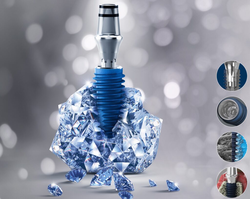 MegaGen Blue Diamond implantai